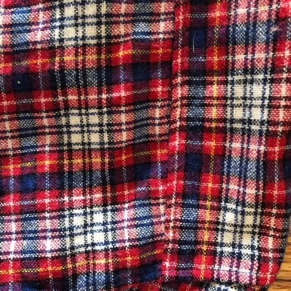 Sportswear by Country Touch Flannel. Size M. Red, white, & blue. - Picture 4 of 5